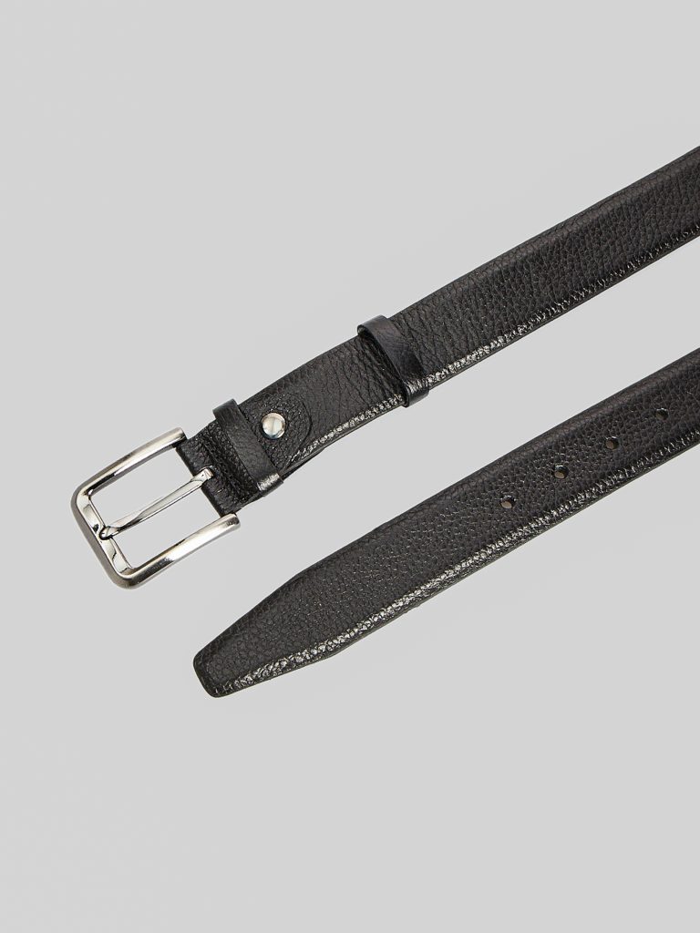Ремінь чорний структурний