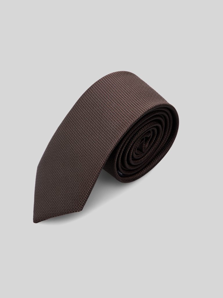 Краватка структурна коричнева