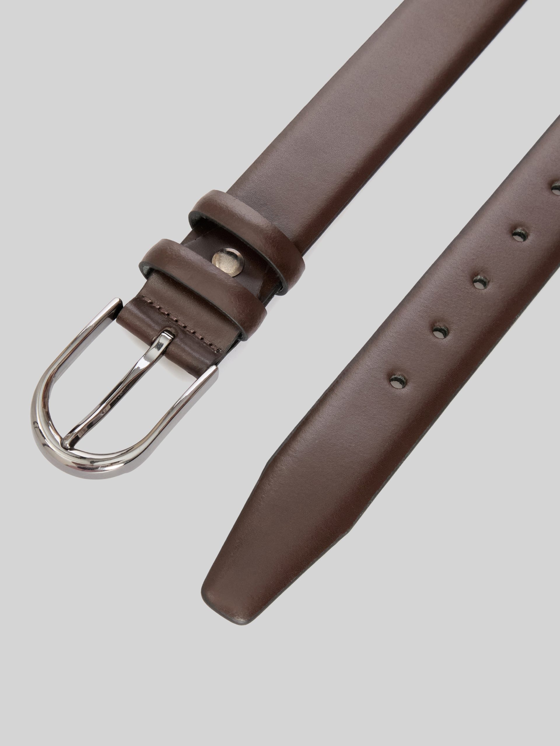 Ремінь коричневий