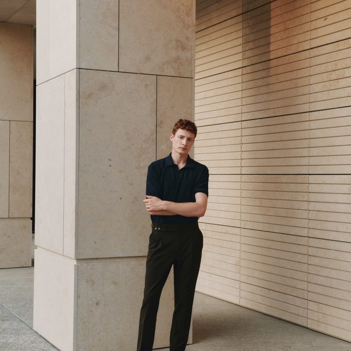 Чоловічі класичні брюки гурка чорного кольору